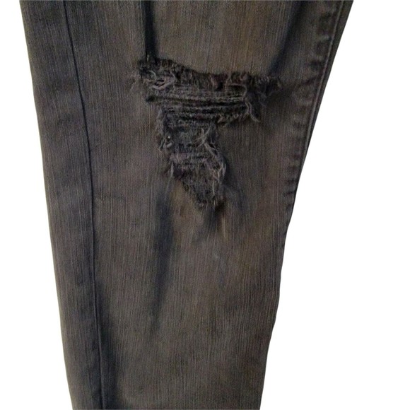 Madewell 9” Mid Rise Skinny Jeans Lunar Wash Black Size 27 - Picture 4 of 8